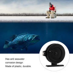 Segrehy reel with durable plastic construction built for winter use