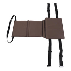 Segrehy hunting blind chair with adjustable cushion enhances comfort during concealment.