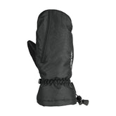 Seirus Magne Mitt Trail Black MD front view showing easy-access magnetic seal