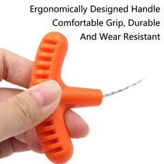 SEIWEI compact survival saw wire fits easily in a pack.