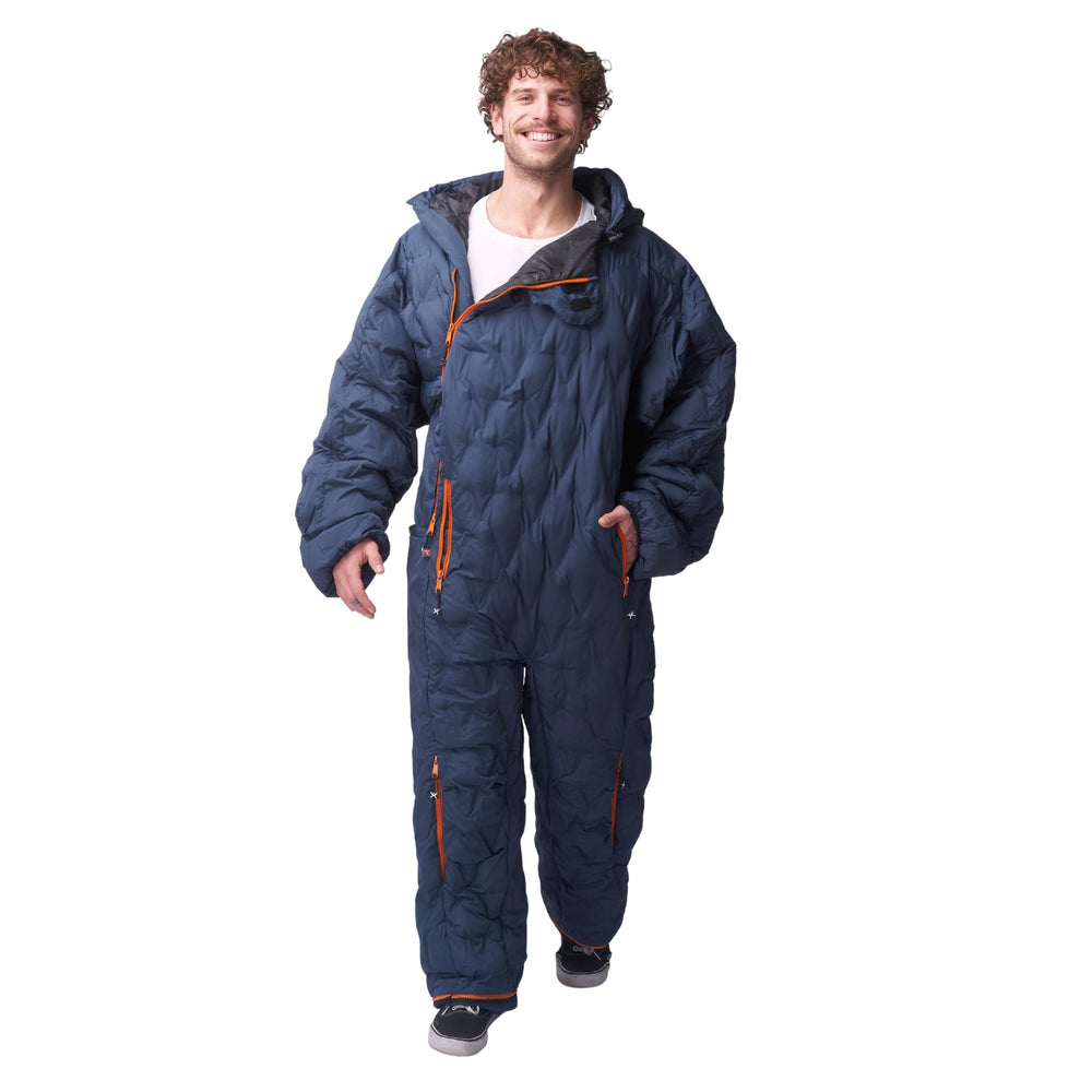 Selk'bag Pro wearable sleeping bag with hand openings for easy mobility.