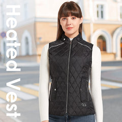 SEMANJLL heated vest for women back view with even heat distribution