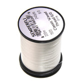 Semperfli Classic Waxed 6/0 thread spool close-up highlights durability and sheen.