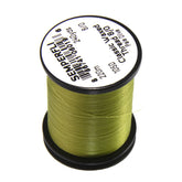 Semperfli Classic Waxed Thread 8/0 Pale Olive spool for durable fly tying