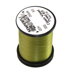 Semperfli Classic Waxed Thread 8/0 Pale Olive spool for durable fly tying