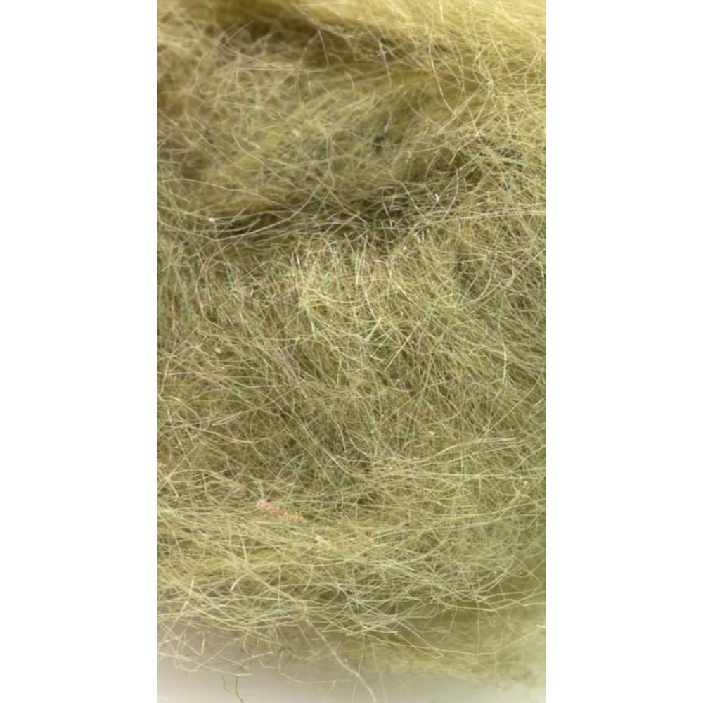 Semperfli Kapok Dubbing BWO close-up showing buoyant fibers for better dry fly behavior