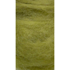 Semperfli Kapok Dubbing Pale Olive features ultra-thin, buoyant fibers for dry fly float