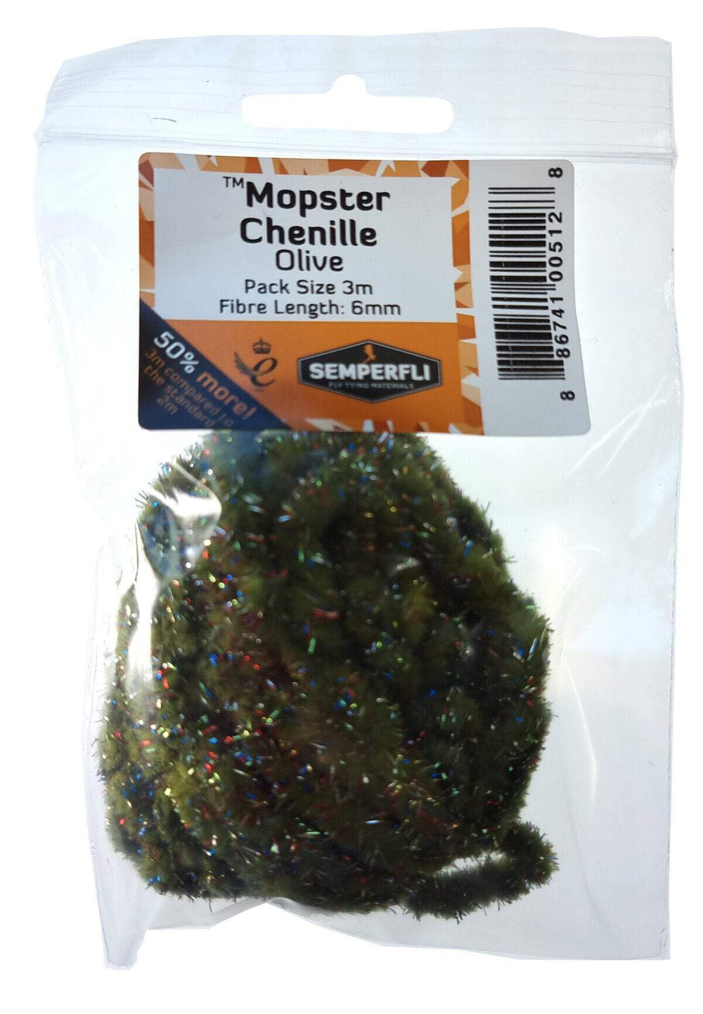 Semperfli Mopster mop chenille bundle with vibrant fibers for improved scrubbing.