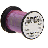 Semperfli Perdigon Body Iridescent Pink for vibrant nymph patterns