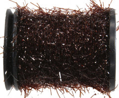 Semperfli Straggle Legs Brown close-up of 16mm strands for natural leg action.