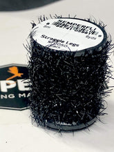 Semperfli Straggle Legs close-up of ultra-fine fritz core, ideal for leg and hackle applications.