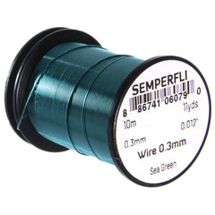 Semperfli 0.3mm sea green tying wire for durable, neat fly wraps