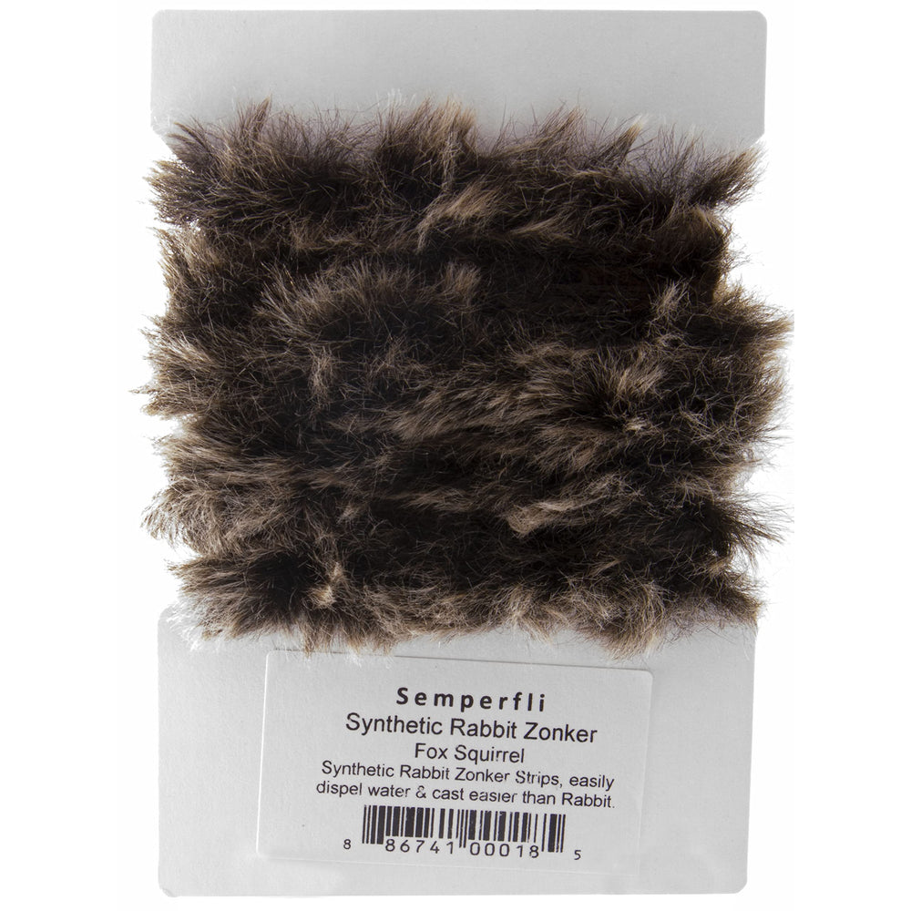 Semperfli Wabbit synthetic rabbit zonker pack, easy casting for versatile fly tying