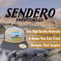 Sendero Provisions Co Wind River Range 6-panel construction for lasting shape