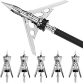 Senduzll broadhead with razor-sharp blades ready for precision hunting