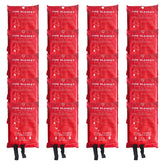 SERABETTO fire blanket 1100F in kitchen use for grease fire suppression