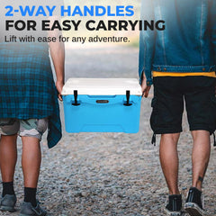 SereneLife cooler leak-resistant drain for easy water disposal after adventures