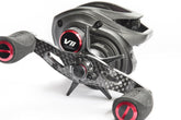 SEVIIN GF Casting Reel right-hand body view highlights a lightweight graphite frame for confident casting.