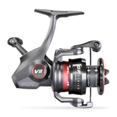 SEVIIN GFS2500 reel body with carbon fiber and polymer for light strength.
