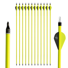 S F 28in carbon arrow with TPU vanes for balanced straight flight
