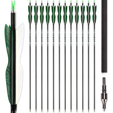 S F carbon arrow 30-inch dark green overview highlights stability for practice