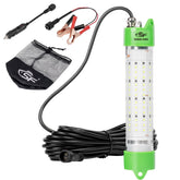 SF LED Underwater Fishing Light 360-degree view attracting prawns and fish
