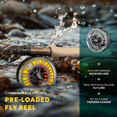SF SF-003 Pro reel mid-arbor design enables faster retrieving and reduced memory.