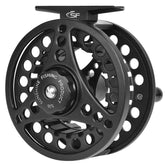 SF Large Arbor Fly Reel Matt Black 5/6wt — front view