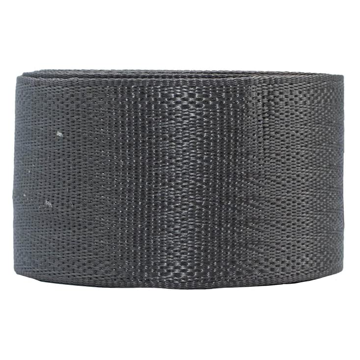 SGT KNOTS belt webbing brown close-up showing heavy-duty polyester construction for durable cargo straps.