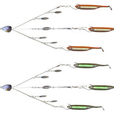 Shad umbrella rig - 3-arm spinner, 2-piece set, 25 cm length, 33 g weight