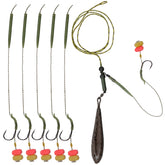 Shaddock Carp Rig Kit 6-piece with flat pear sinker