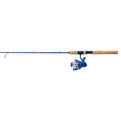 Shakespeare Contender oil-felt front drag system enables smooth line release during strong pulls.
