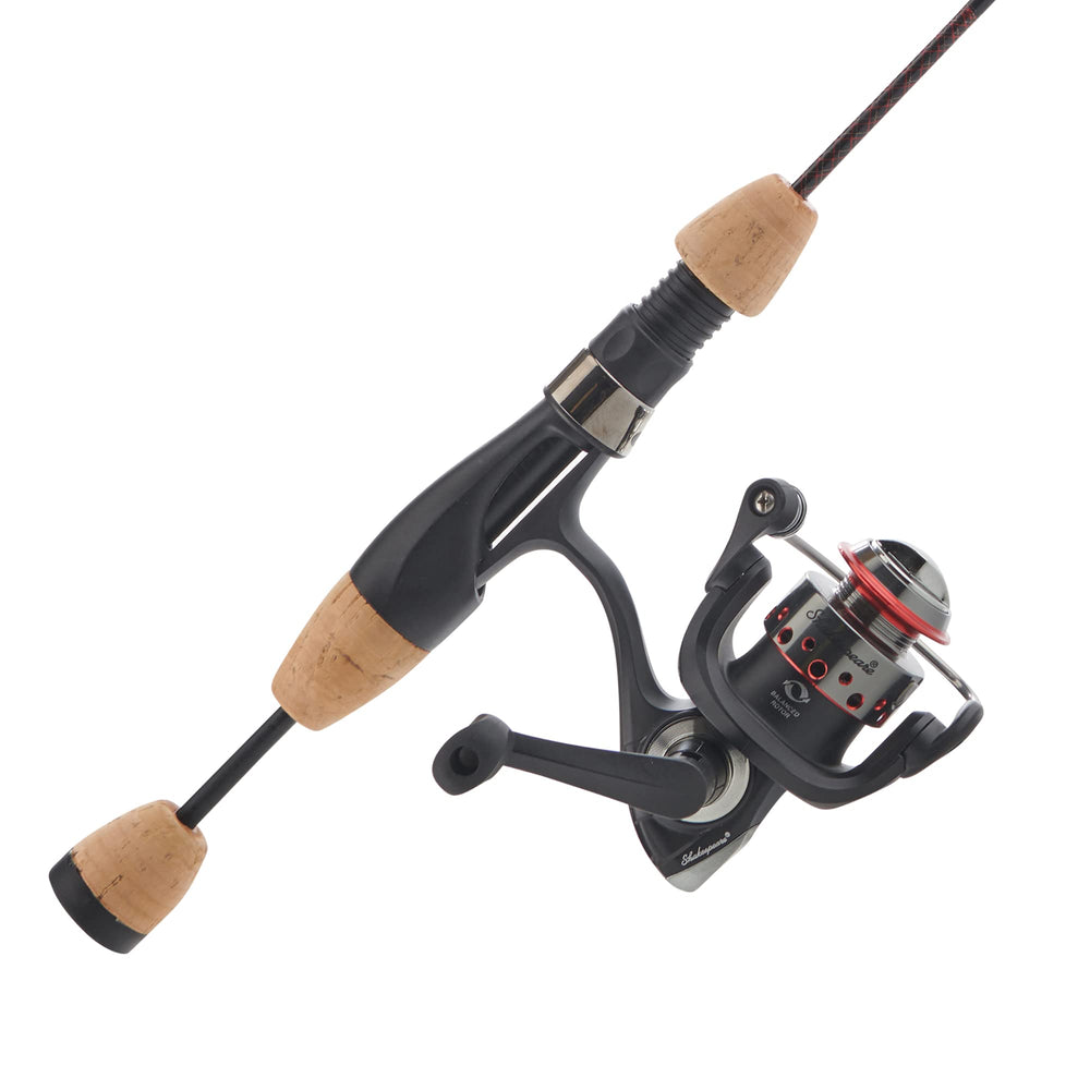 Shakespeare Ugly Stik Elite ice rod 27-inch offers strong sensitivity for subtle bites.