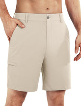 Shallowlulu golf shorts show stretch fabric for full range of motion on the course