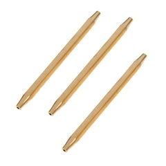 Shamjina brass half hitch tool close-up for precise knot finishing.