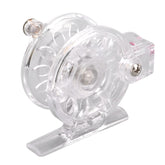 Shanrya fly fishing wheel with transparent reel for easy visibility and control