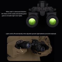Shanyingquan AN/PVS31 dummy model green glow highlight for photography.
