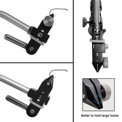 Shark Shooter vise with aluminum arms handle base