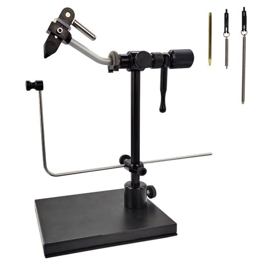 Shark Shooter Madison fly tying vise with 360 degree rotation