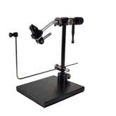 Shark Shooter rotary fly tying vise showing 360-degree rotation