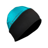 Sharkskin Chillproof Beanie blue top view windproof warmth for outdoor use.