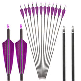 Sharrow 33in carbon arrow shaft for precise flight in hunting and target practice.