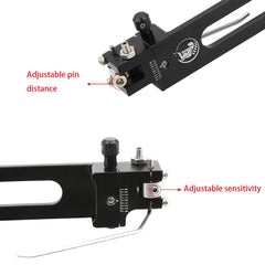 SHARROW cushion plunger blue shows Allen key adjustment for easy bow tuning.