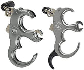 SHARROW bow release gray assembly highlights smooth aluminum for precise triggering
