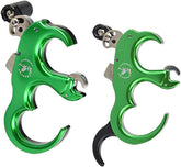 SHARROW Bow Release Aid green overview shows ergonomic design for smoother releases.