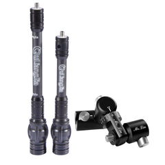 SHARROW bow stabilizer carbon core 6in reduces vibration for steadier aim.