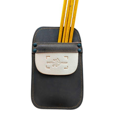 Shatterproof Archery Grab N GO pocket quiver light brown front view for fast arrow access.