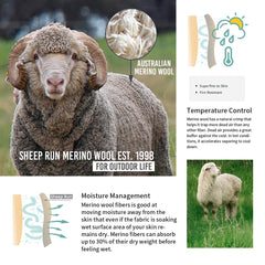 SHEEP RUN merino base layer breathable-closeup—soft fibers help manage moisture for comfort.