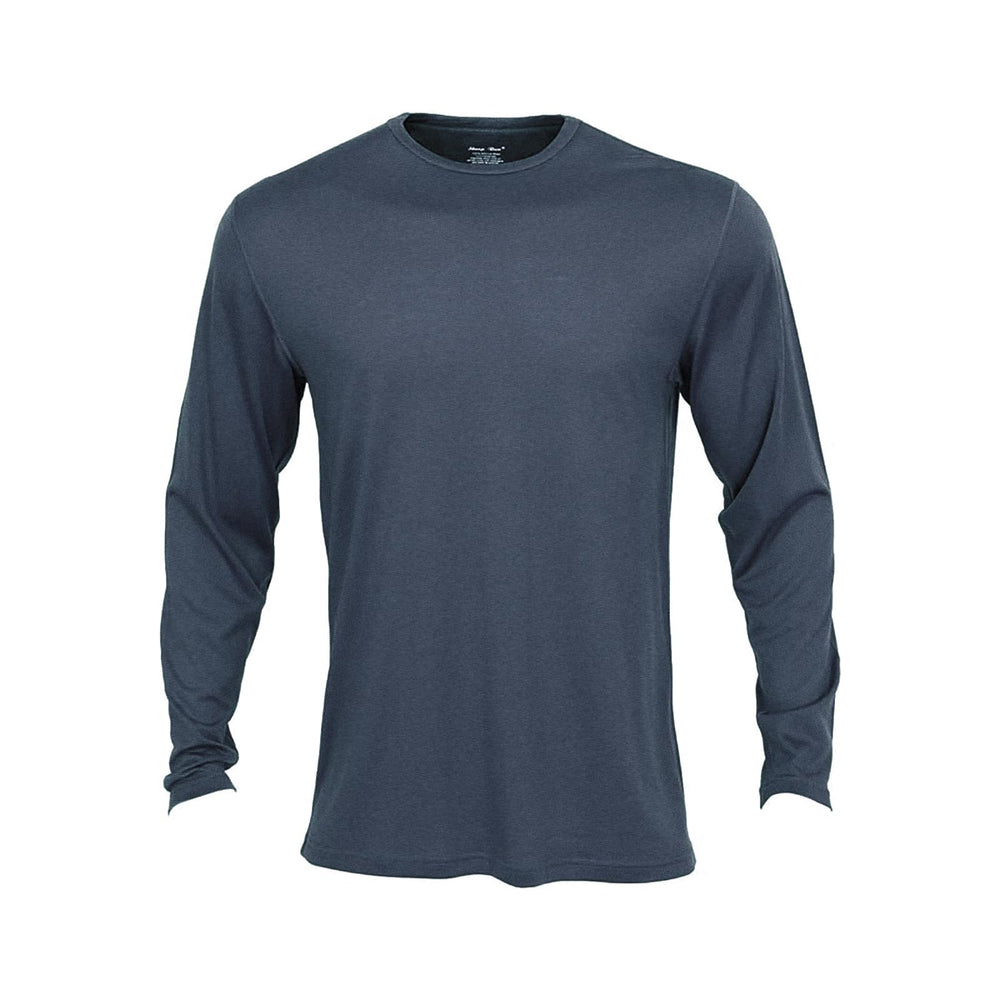 SHEEP RUN merino base layer denim-front—durable, breathable everyday wear for outdoor adventures.