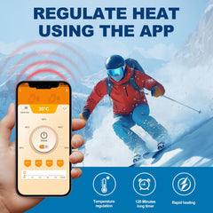 SHEEVONIX heated socks with a side-pocket power bank provide portable warmth